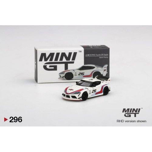 Mini GT 296 LB WORKS Toyota GR Supra Martini Racing